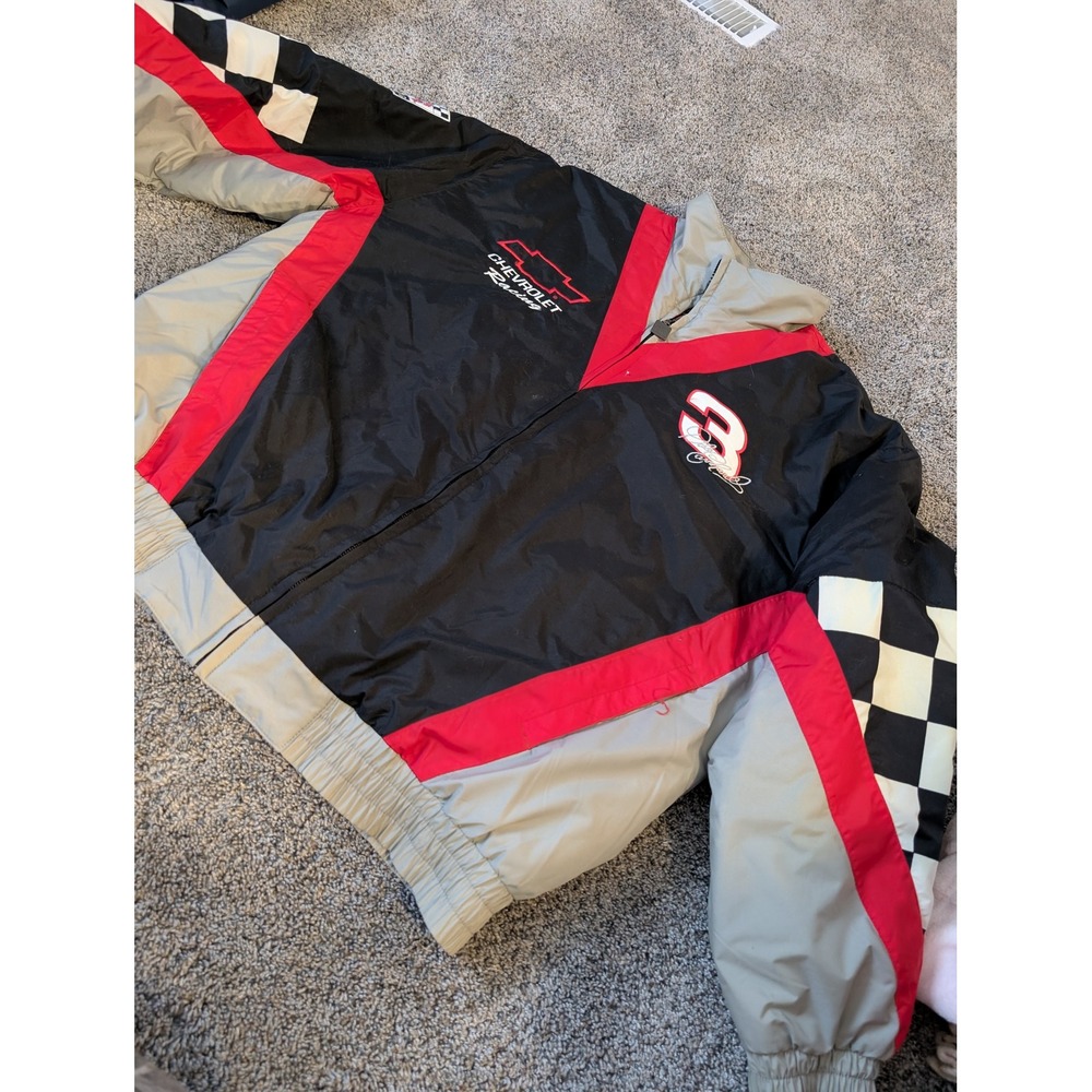 Vintage Nutmeg Dale Earnhardt Chevrolet Racing Jacket Men‎ Large Intimidator 3 - Picture 5 of 5